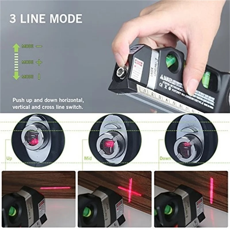 wincha niveladora con laser