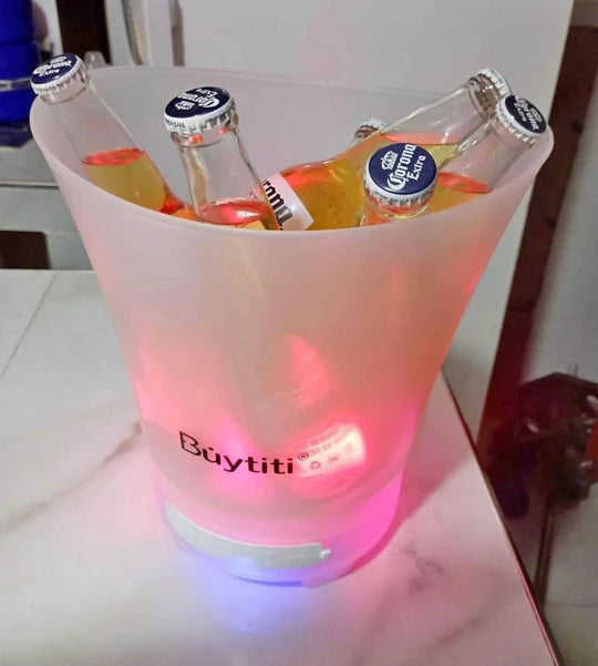 BALDE HIELERO LED CON PARLANTE