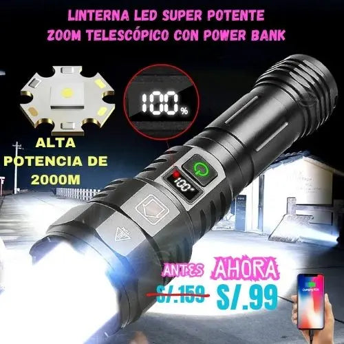 Linterna zoom telescopico/ ENVIO GRATIS