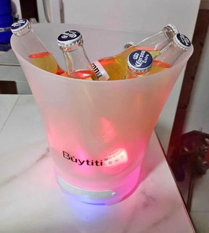 BALDE HIELERO LED CON PARLANTE