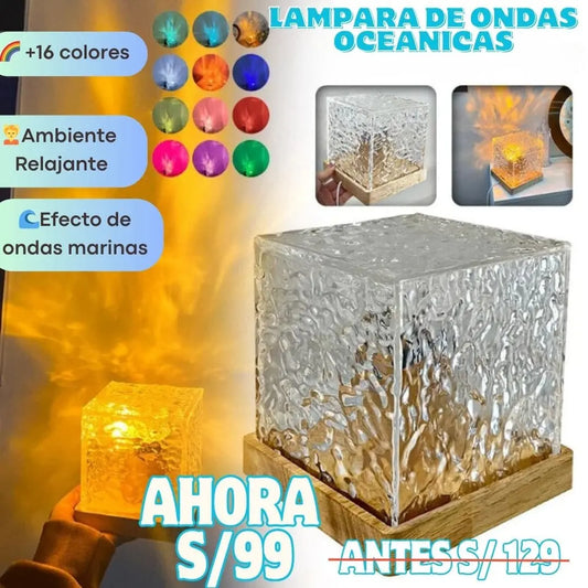 LAMPARA DE ONDAS OCEANICAS