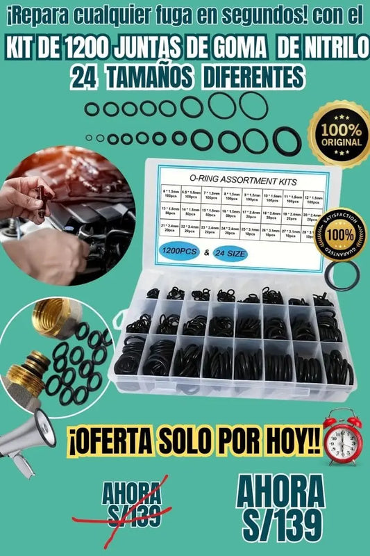 KIT DE JUNTAS DE GOMA DE NBR