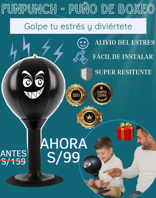 FUNPUNCH - LA BOLSA DE BOXEO CON VENTOSA